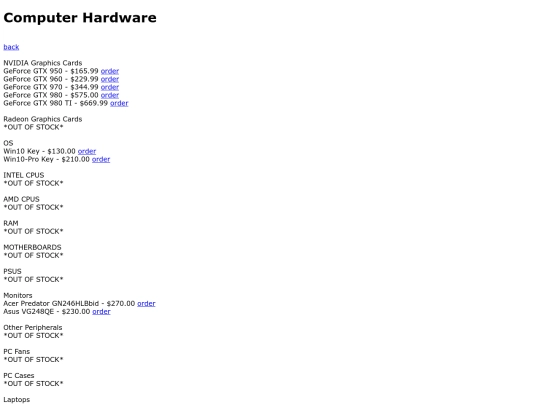 legacy/buy/hardware screenshot