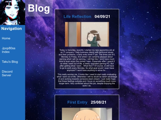 blog screenshot