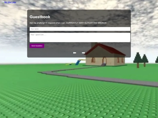 guestbook screenshot