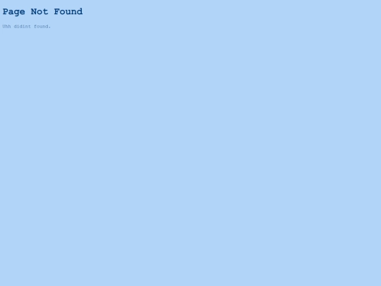 not_found screenshot