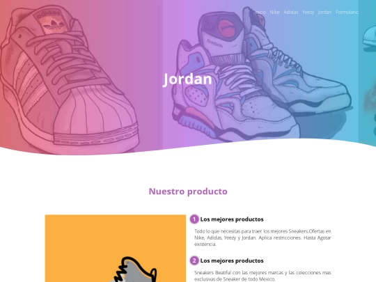 Pagina web Trabajo final/Jordan screenshot