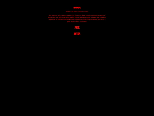 shrines/dexter-warning screenshot