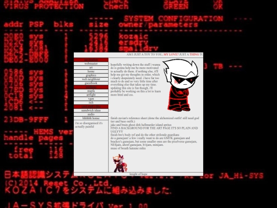 projects screenshot