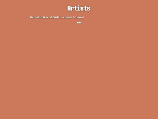 Music/Artists/NMH screenshot