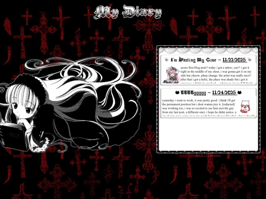 diary screenshot