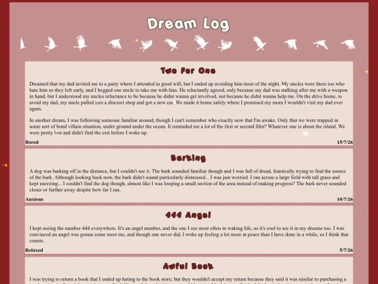 pages/dream screenshot