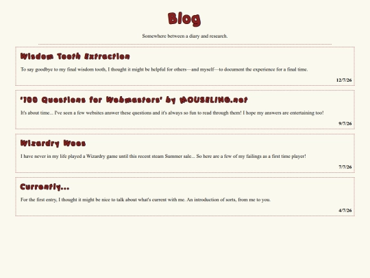 pages/writing screenshot
