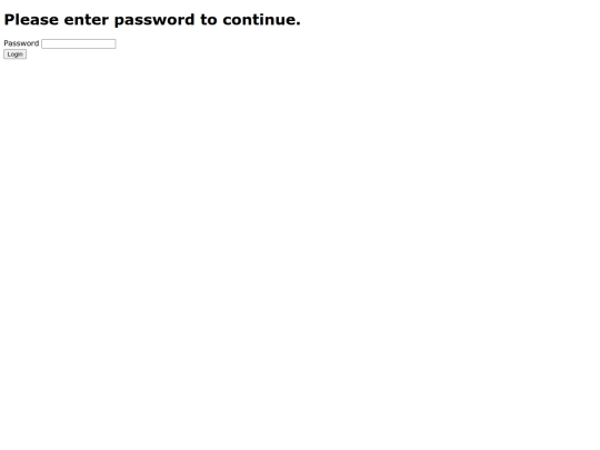 login screenshot