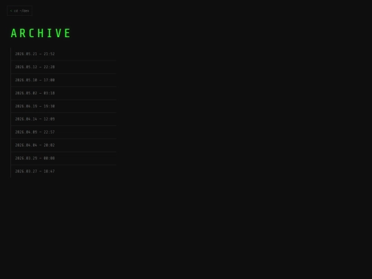 archive screenshot