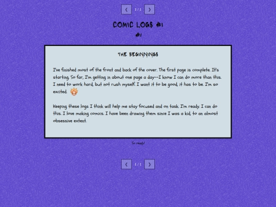 comic-logs screenshot