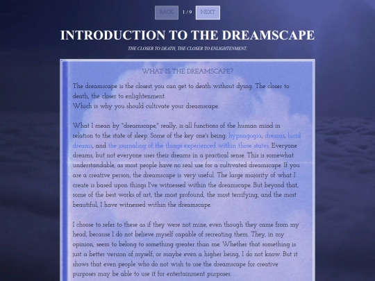 dreamscape screenshot