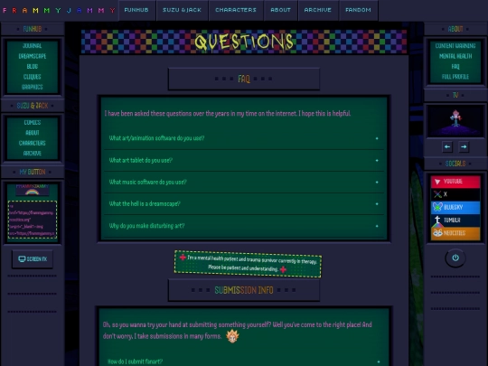 questions screenshot