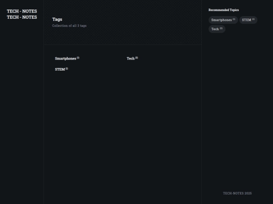 tags screenshot