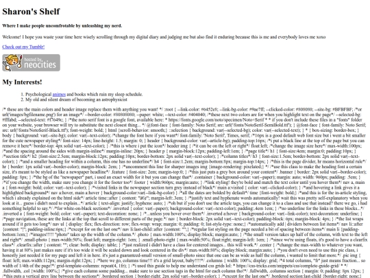 index screenshot