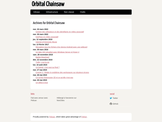 archives screenshot