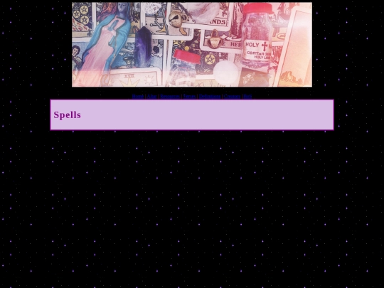 spells screenshot