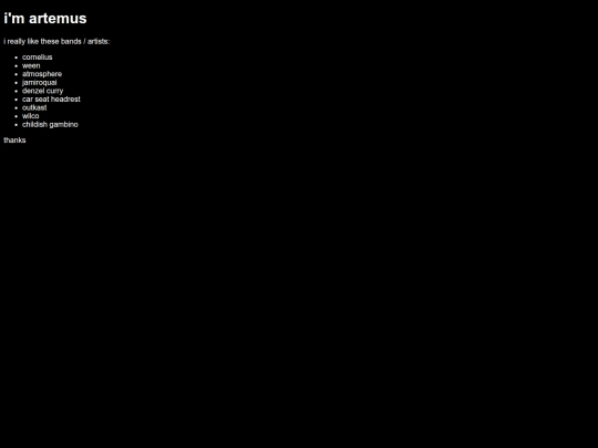 index screenshot