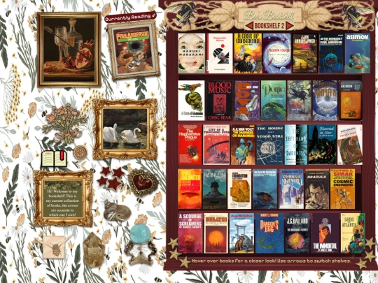 Books/bookshelf screenshot
