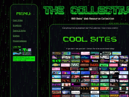 Link Page/links screenshot