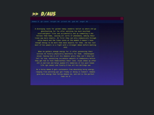 characters/d-aus screenshot