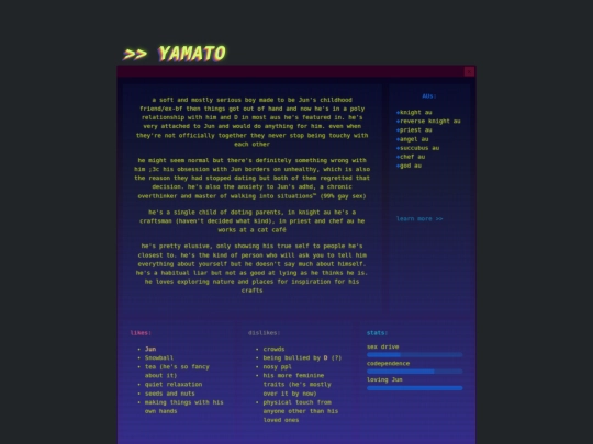 characters/yamato screenshot