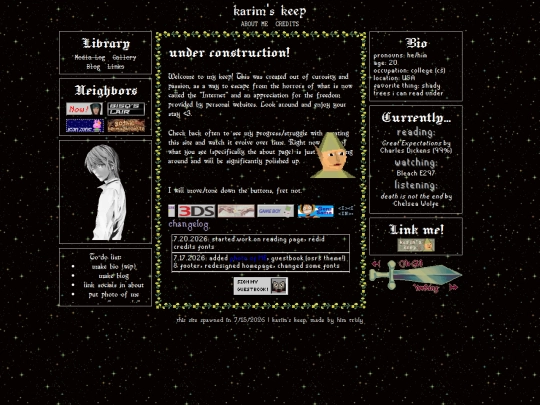 index screenshot