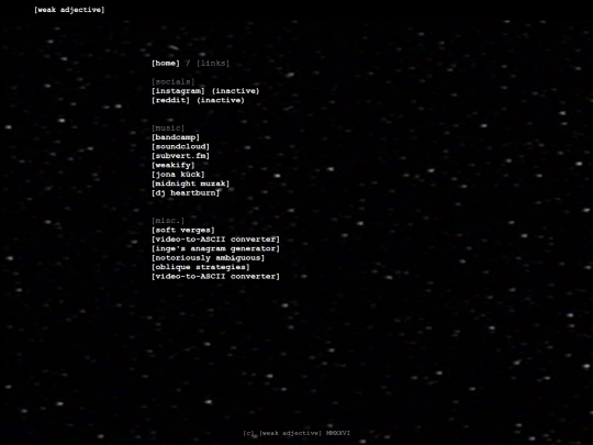 links screenshot