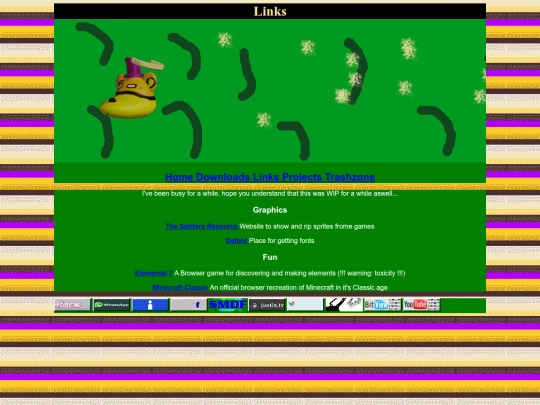 links screenshot
