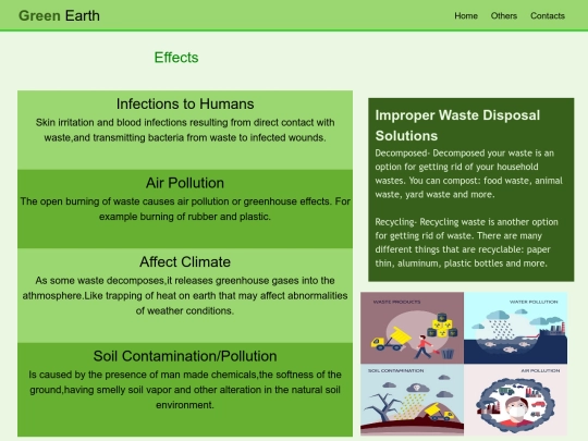 Promotional website/Effects screenshot