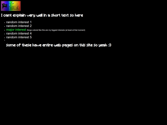 exampleinterests screenshot