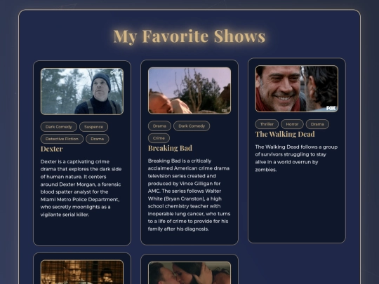 series screenshot