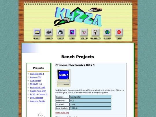 projects screenshot