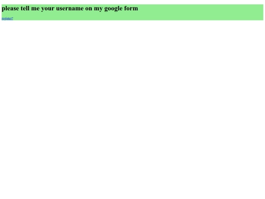 username screenshot