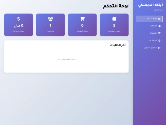 Aldbske/admin_dashboard screenshot