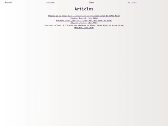 index/articles screenshot