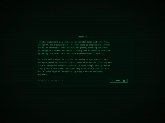 sandbox screenshot