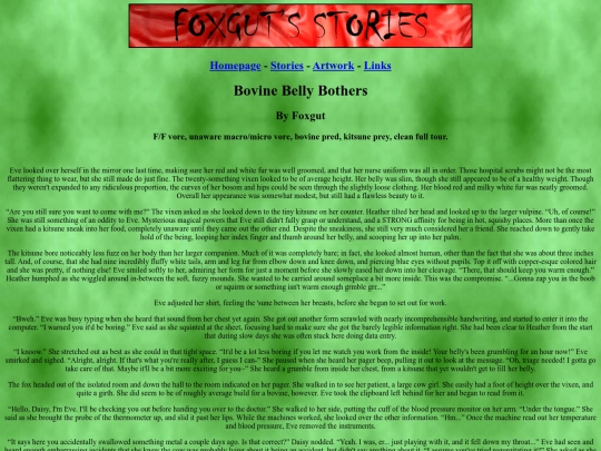 bovinebelly screenshot