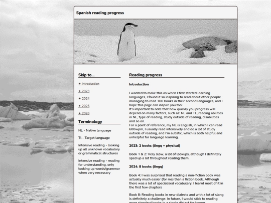 study/espanol/spanishreadingprogress screenshot