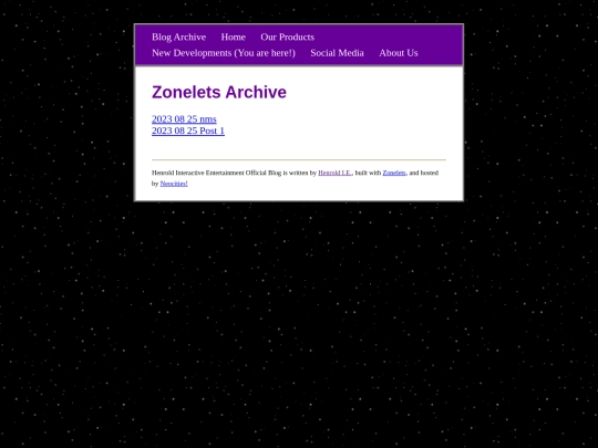 archive screenshot