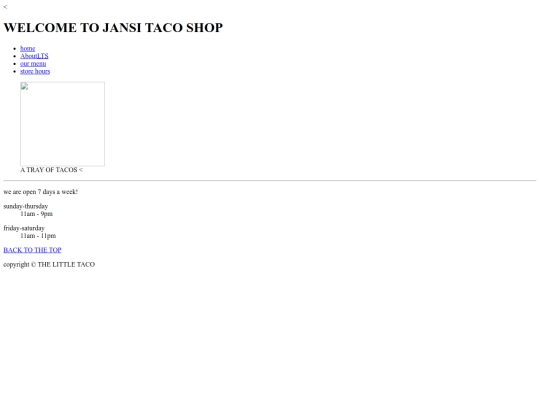 jantacos/hours.html/hour screenshot