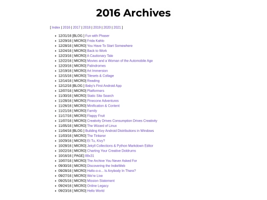 archive/2016 screenshot