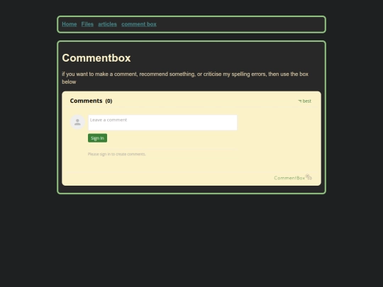 commentbox screenshot