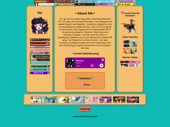 aboutme screenshot