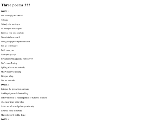 threepoems screenshot