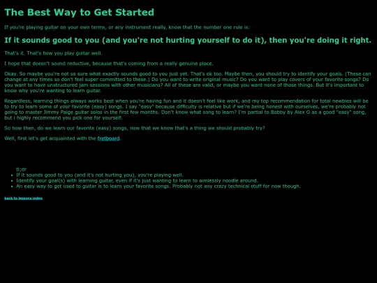 guitarlessons/0gettingstarted screenshot