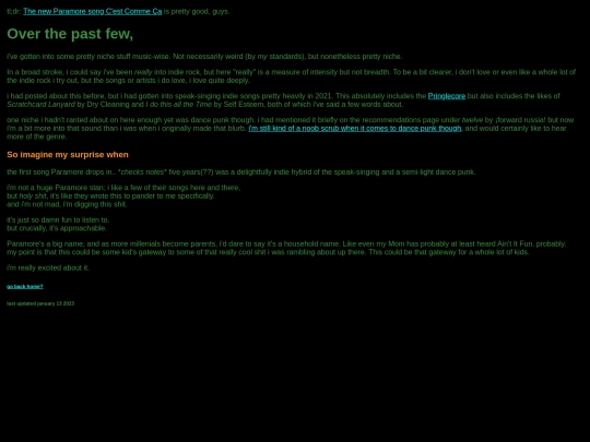 songreviews/cestcommeca screenshot