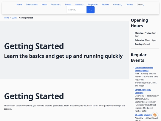 guide/getting-started screenshot