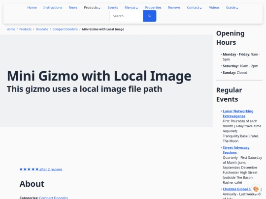 products/mini-gizmo screenshot