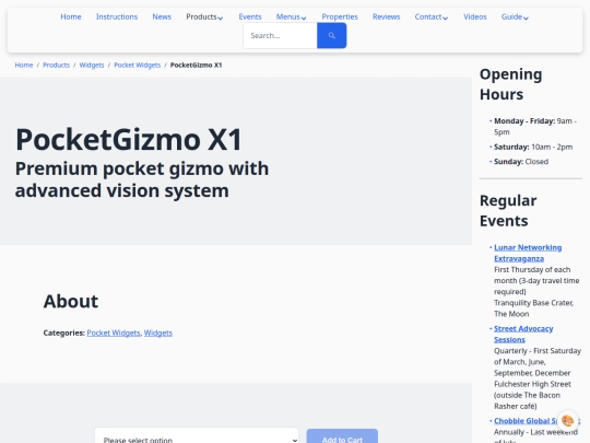 products/pocketgizmo-x1 screenshot