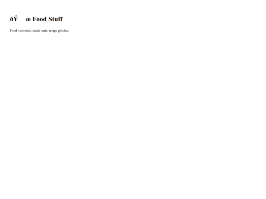 food screenshot